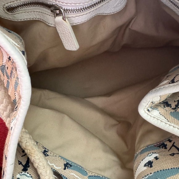 Tod's Michael Roberts Canvas and leather tote w/dustbag - Picture 6 of 9